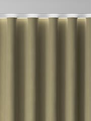 Green Khaki Cotton Made to Measure Curtains - Image 9 of 10