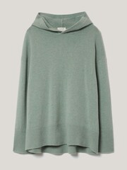 Jigsaw Green Wool Cashmere Blend Hoodie - Image 7 of 7