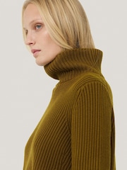 Jigsaw Green Cotton Blend Faroe Fishermans Jumper - Image 2 of 7