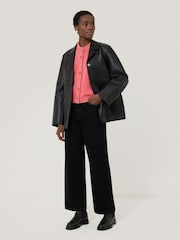 Jigsaw Pink Wool Cashmere Blend Waistcoat - Image 6 of 7