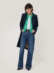 Jigsaw Green Wool Cashmere Blend Waistcoat - Image 4 of 7