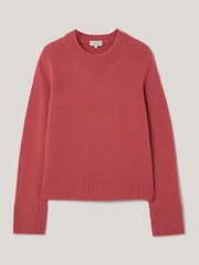 Jigsaw Pink Wool Cashmere Blend Jumper - Image 7 of 7
