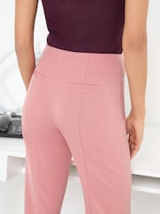 Friends Like These Pink Premium Bootcut Seam Detail Tailored Trousers - Image 3 of 5