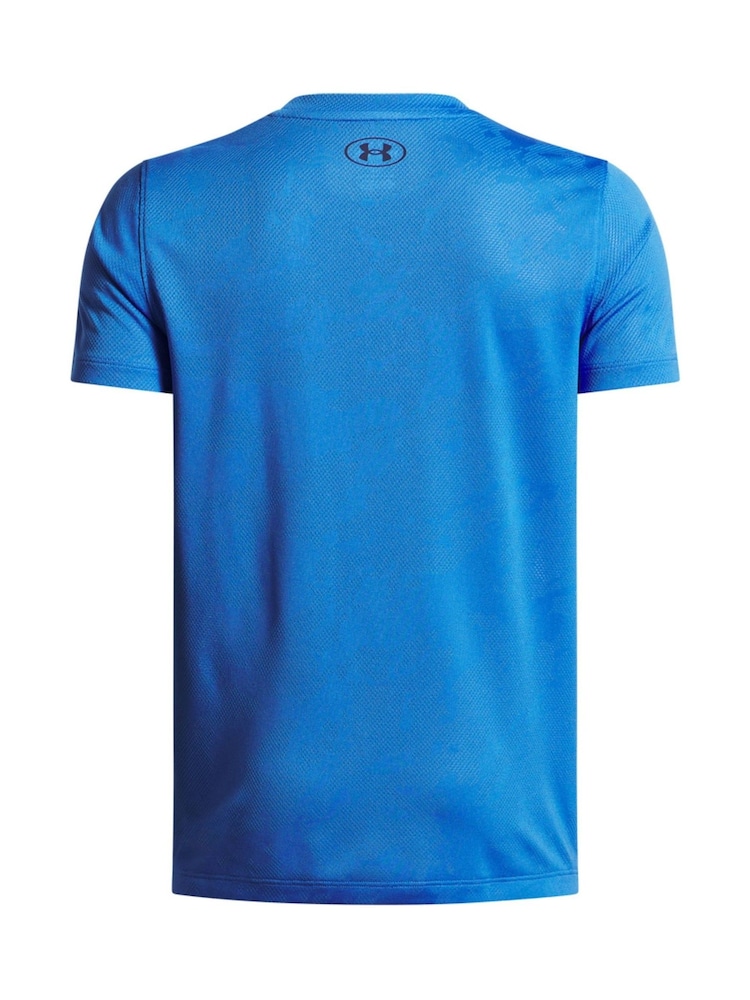 Under Armour Blue Tech Vent Jaquard T-Shirt - Image 2 of 2