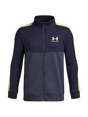 Under Armour Grey Rival Knit Tracksuit - Image 1 of 2
