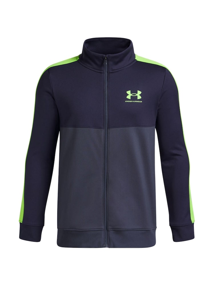 Under Armour Grey Rival Knit Tracksuit - Image 1 of 2