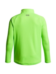 Under Armour Lime Green Youth Tech 2.0 1/2 Zip Sweatshirt - Image 2 of 2