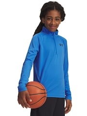 Under Armour Blue Youth Tech 2.0 1/2 Zip Sweatshirt - Image 1 of 5