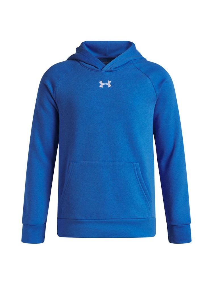 Under Armour Blue Rival Fleece Hoodie - Image 1 of 2 Under Armour Blue Rival Fleece Hoodie - Image 1 of 2