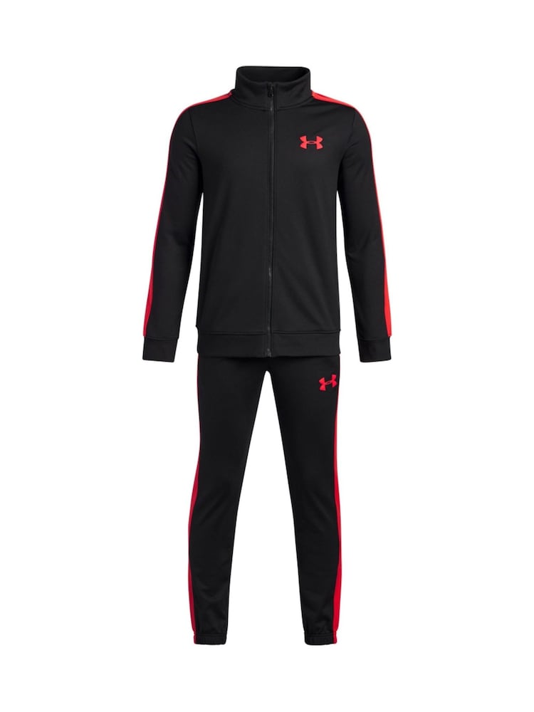 Black/Red Logo - Under Armour Teenager Jungen Strick-Trainingsanzug - Bild 1 von 3