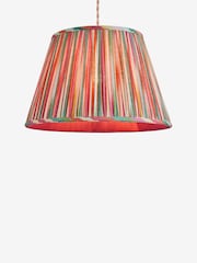 Navy Easy Fit Bright Stripe Pendant Lamp Shade - Image 1 of 1
