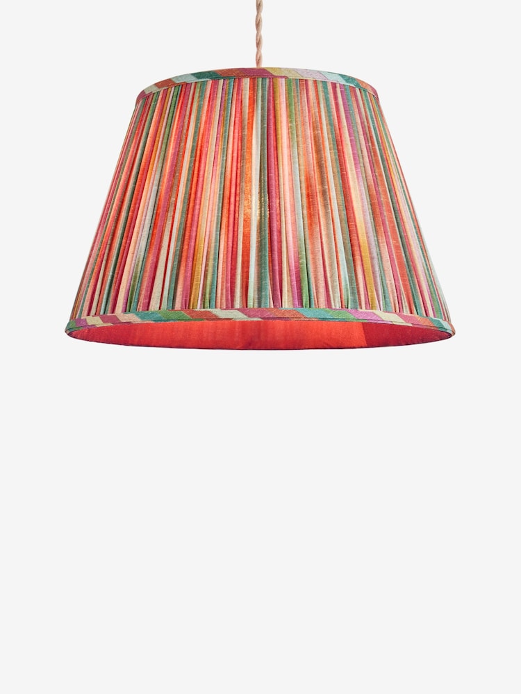 Navy Easy Fit Bright Stripe Pendant Lamp Shade - Image 1 of 1