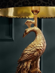 Brass Peacock Table Lamp Base - Image 5 of 8
