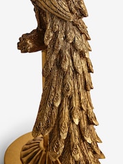 Brass Peacock Table Lamp Base - Image 9 of 9