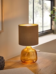Amber Orange Connor Bedside Table Lamp - Image 1 of 5