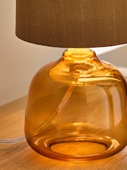 Amber Orange Connor Bedside Table Lamp - Image 3 of 5