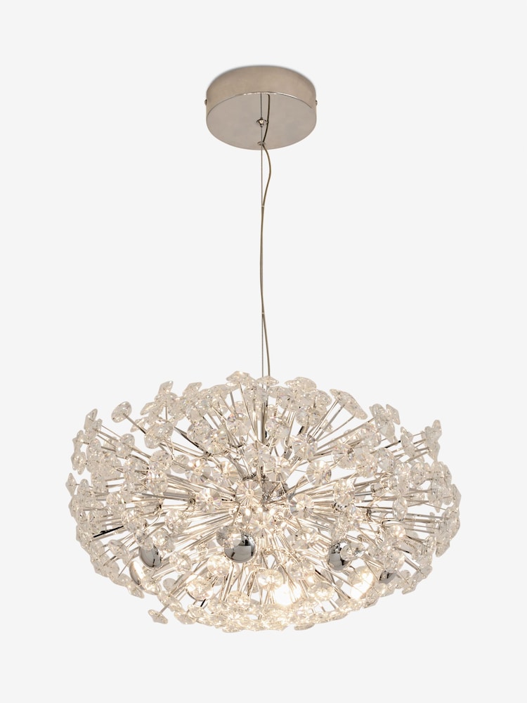 Chrome Fiori Pendant Chandelier Ceiling Light - Image 5 of 5