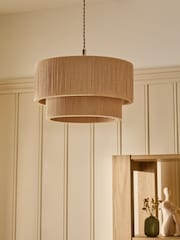 Ochre Yellow Easy Fit Yale Shade Pendant Ceiling Light - Image 2 of 3