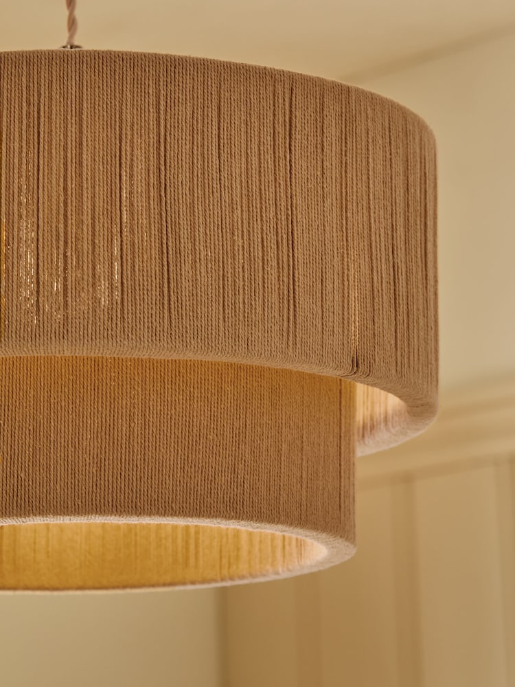Ochre Yellow Easy Fit Yale Shade Pendant Ceiling Light - Image 3 of 3