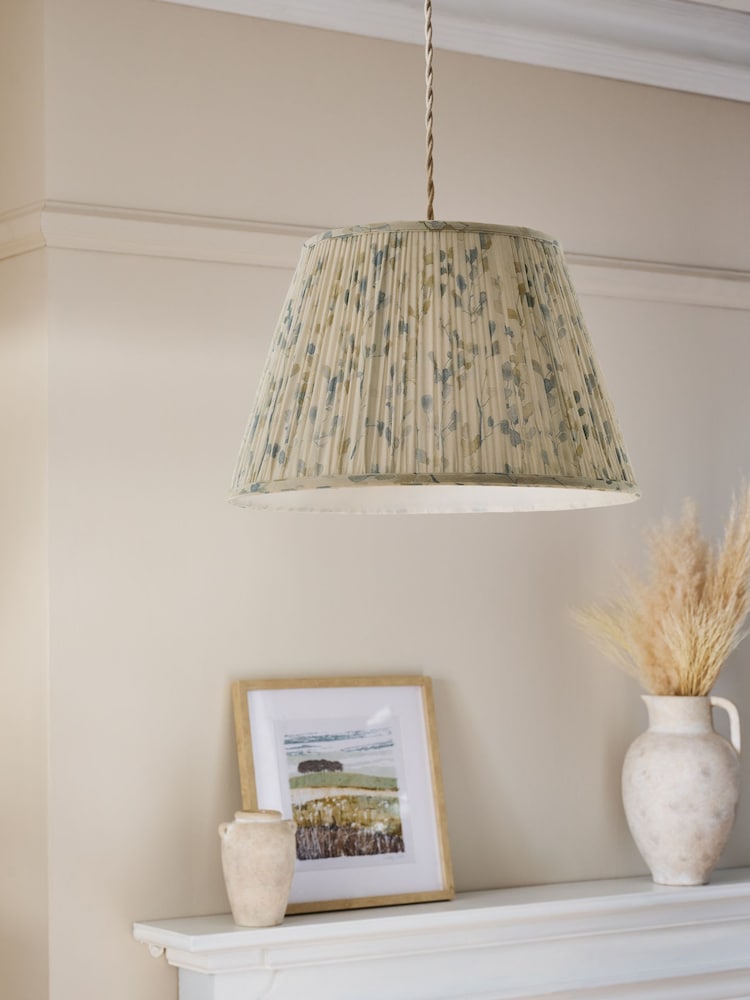 Ivory Easy Fit Honesty Leaf Pendant Lamp Shade - Image 2 of 4