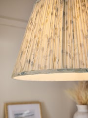 Ivory Easy Fit Honesty Leaf Pendant Lamp Shade - Image 3 of 4