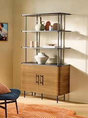 MADE.COM Oak Effect Zeke Shelving Unit - Image 1 of 5