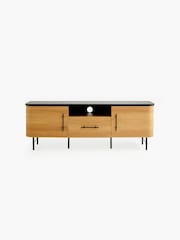 MADE.COM Oak Effect Zeke Wide Up to 58 Inch TV Unit - Image 1 of 2