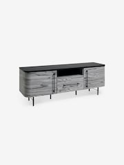 MADE.COM Grey Pine Effect Zeke Wide Up to 58 Inch TV Unit - Image 6 of 6