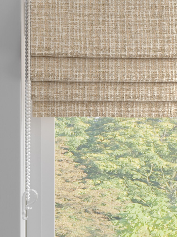 Natural Textured Weave Made to Measure Roman Blind - Image 2 of 6