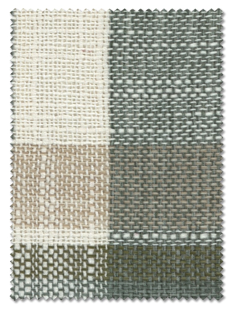 Green Linen Look Check Made to Measure Roman Blind - Image 6 of 6