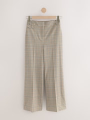 Yellow Check Wide Leg Trousers - Image 5 of 7
