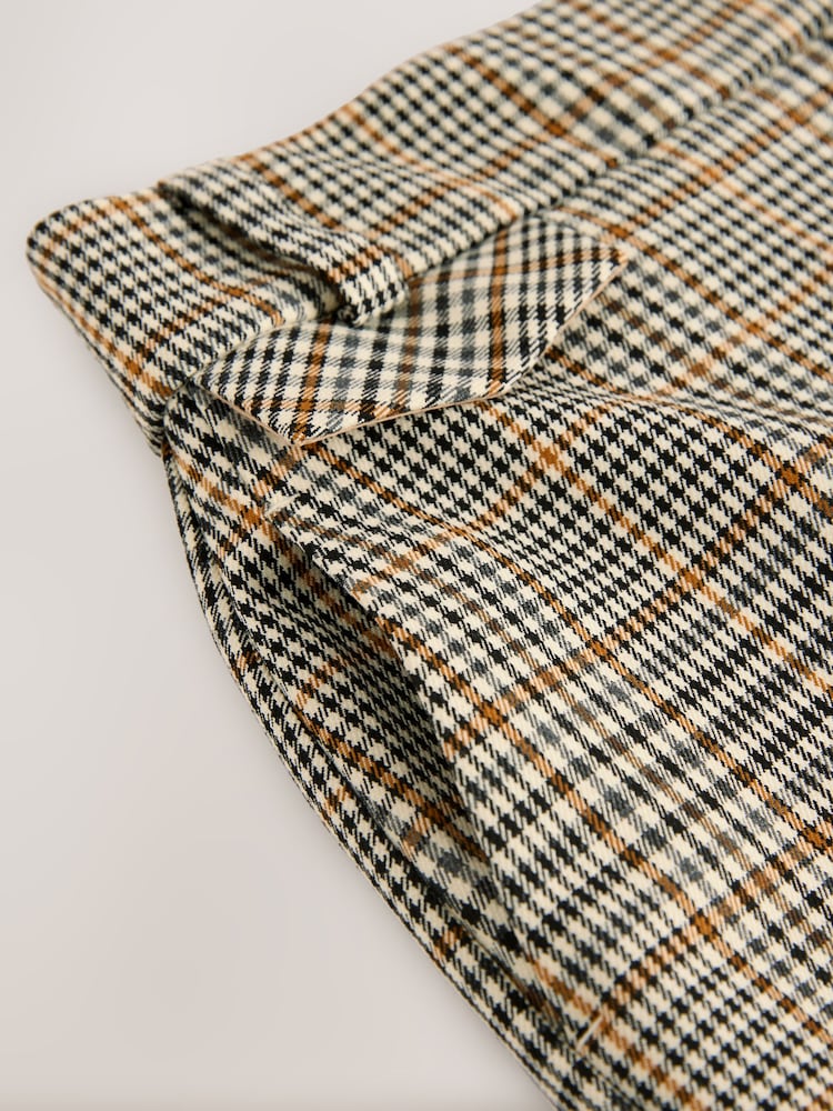 Yellow Check Wide Leg Trousers - Image 7 of 7