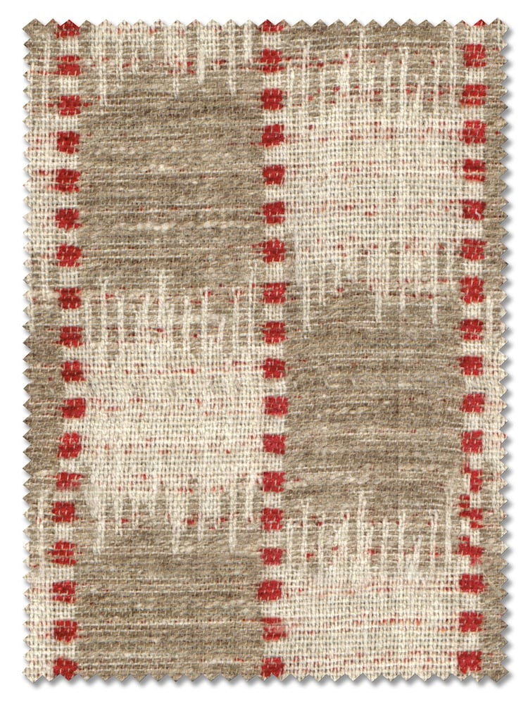 Natural/Orange Stripe Jacquard Made to Measure Roman Blind - Image 6 of 6