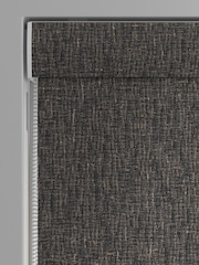 Charcoal Grey Textured Weave Made to Measure Roman Blind - Image 4 of 6