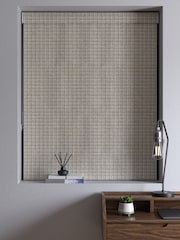 Grey Simplicity Check Made to Measure Roman Blind - Image 5 of 6