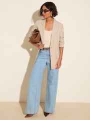 Friends Like These Neutral Boyfriend Premium Tailored Blazer - Image 3 of 4