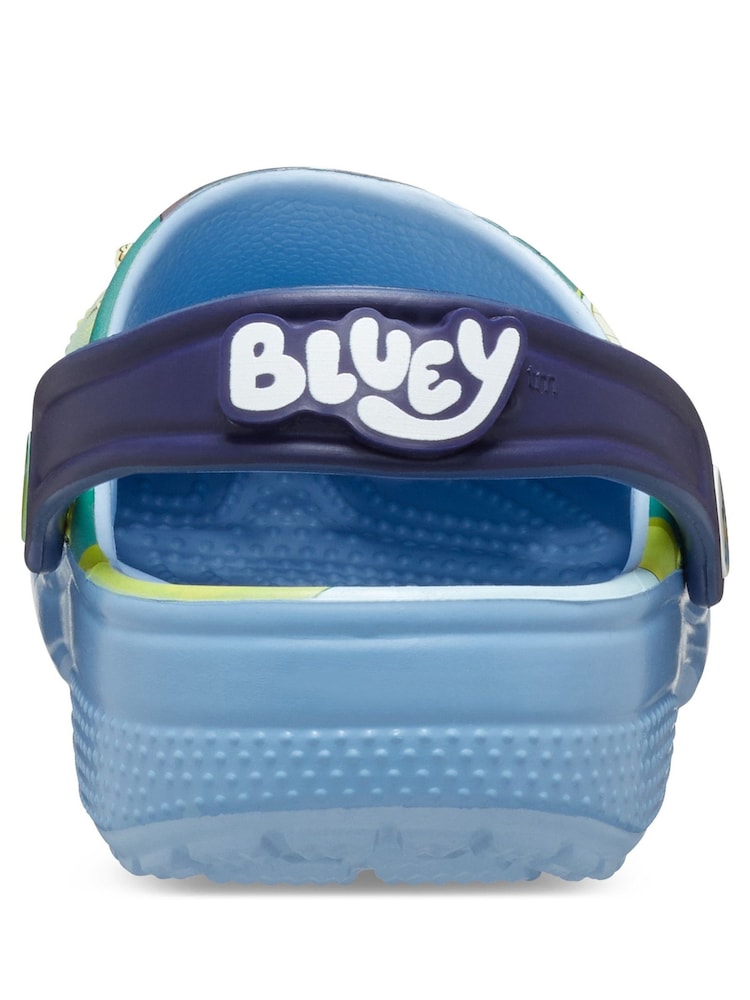 Crocs Blue Bluey Classic Clogs - Image 5 of 5