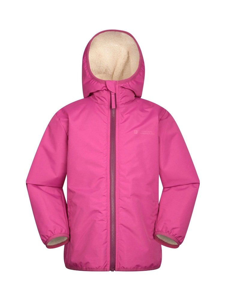 Mountain Warehouse Robin Kids Water Resistant Borg Lined Jacket - Imagen 1 de 6