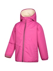 Mountain Warehouse Robin Kids Water Resistant Borg Lined Jacket - Imagen 4 de 6
