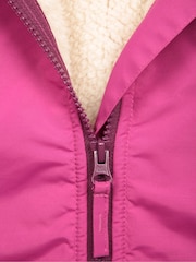 Mountain Warehouse Robin Kids Water Resistant Borg Lined Jacket - Imagen 5 de 6