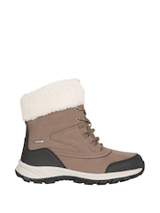 Mountain Warehouse Brown Idaho Womens Waterproof Thermal Snow Boots - Image 1 of 8