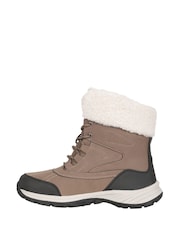 Mountain Warehouse Brown Idaho Womens Waterproof Thermal Snow Boots - Image 2 of 8