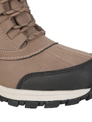 Mountain Warehouse Brown Idaho Womens Waterproof Thermal Snow Boots - Image 7 of 8
