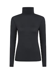 Mountain Warehouse Black Keep The Heat Womens Roll Neck Thermals - Image 1 of 5