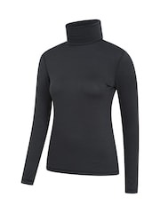 Mountain Warehouse Black Keep The Heat Womens Roll Neck Thermals - Image 3 of 5