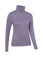 Mountain Warehouse Purple Keep The Heat Womens Roll Neck Thermals - Image 2 of 5
