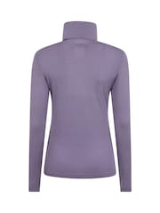 Mountain Warehouse Purple Keep The Heat Womens Roll Neck Thermals - Image 4 of 5
