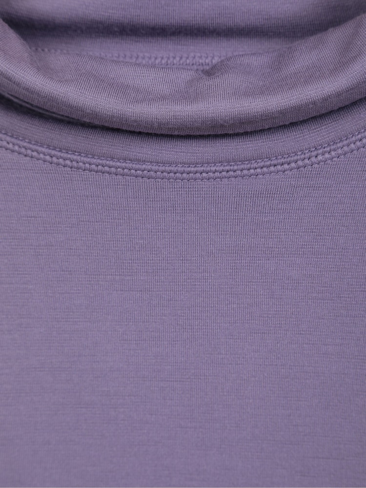 Mountain Warehouse Purple Keep The Heat Womens Roll Neck Thermals - Image 5 of 5