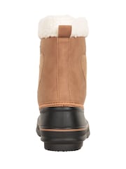 Mountain Warehouse Natural Casual Kids Adaptive Lace Up Snow Boots - Image 4 of 7