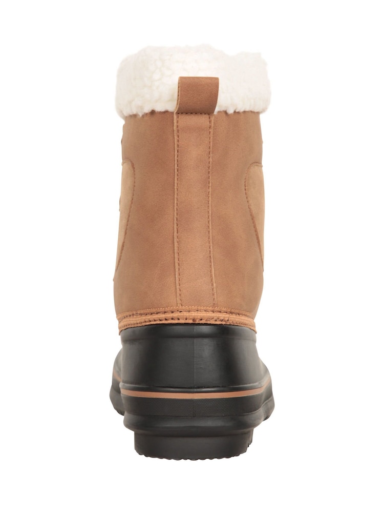 Mountain Warehouse Natural Casual Kids Adaptive Lace Up Snow Boots - Image 4 of 7